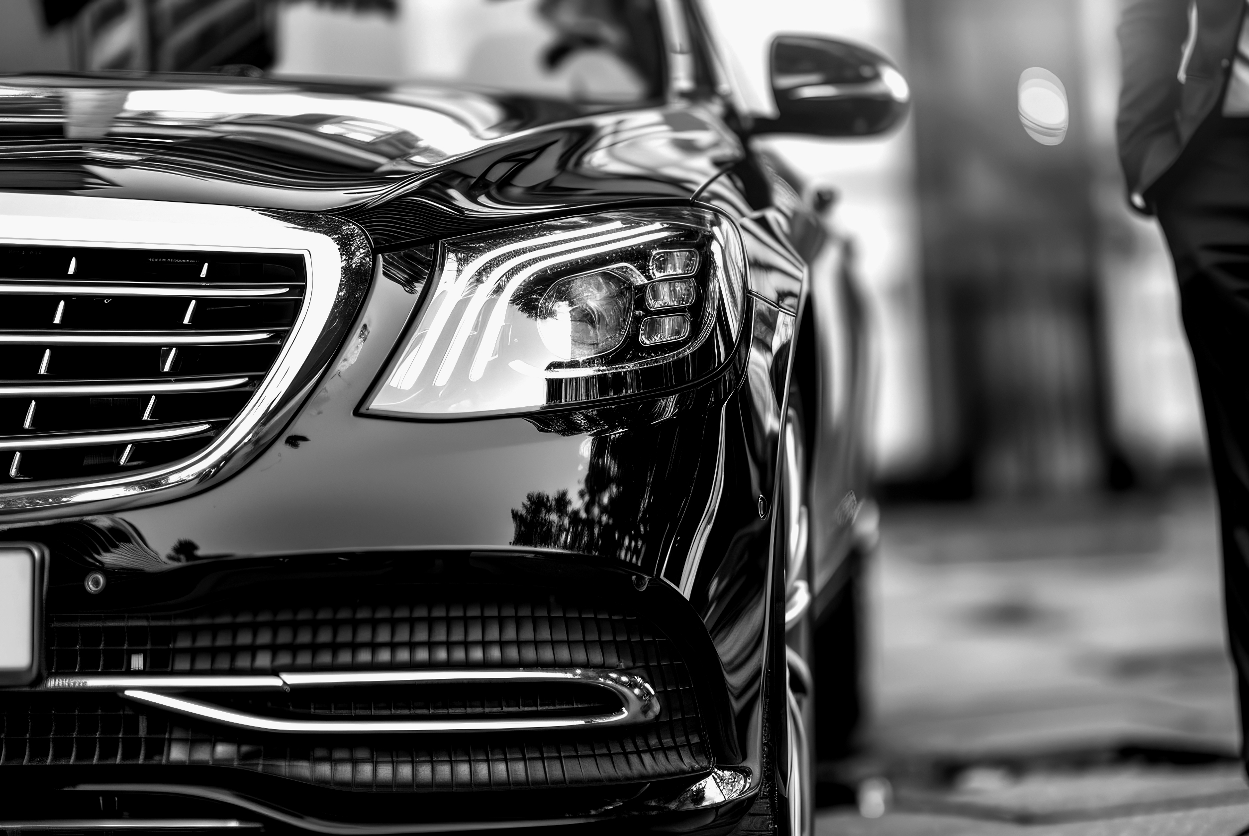 Luxury vehicle interior detail