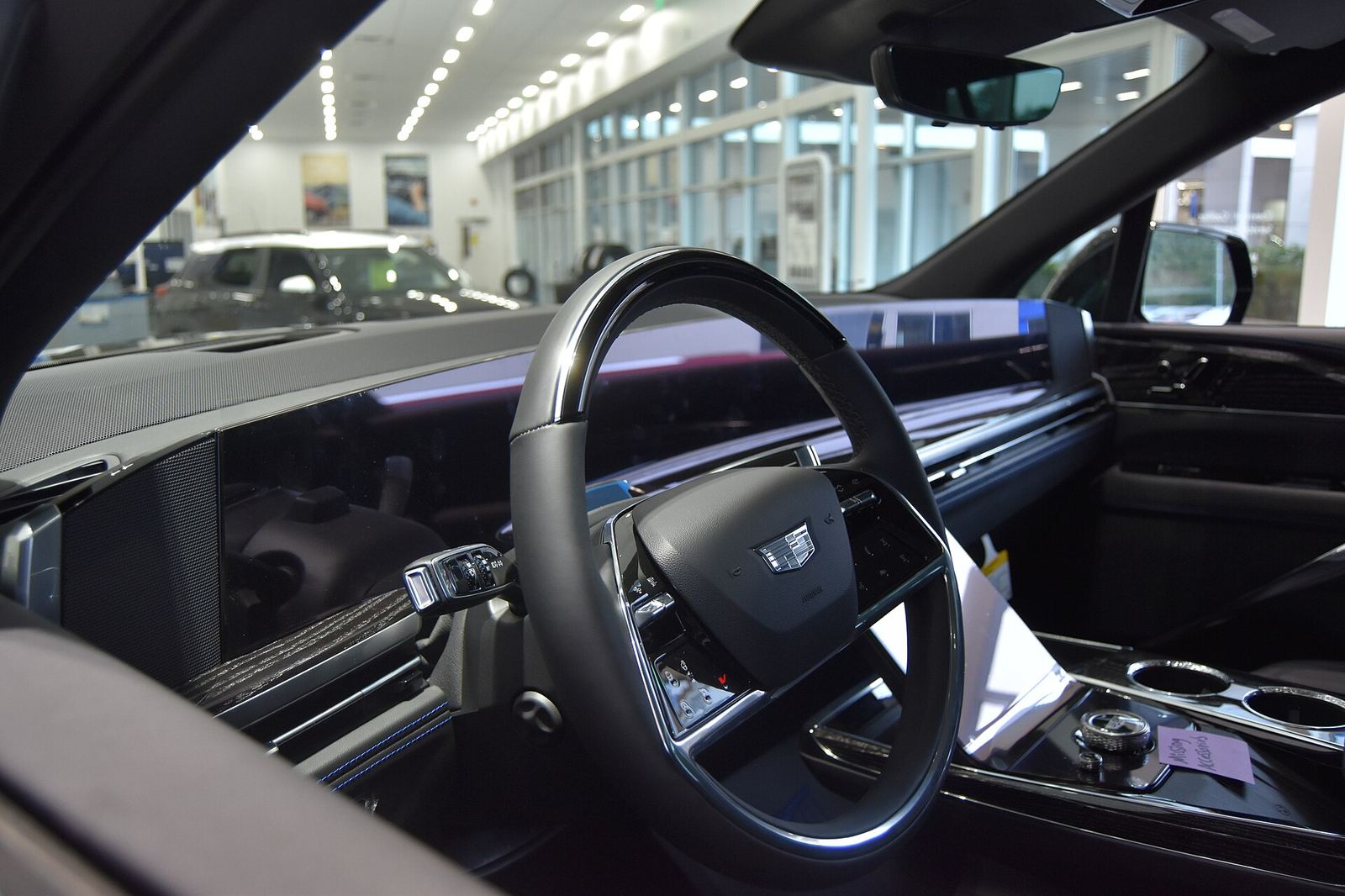 Spacious luxury SUV interior